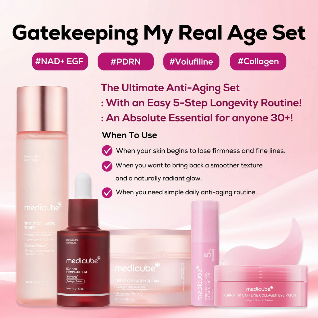 Medicube 5-Step Longevity Set | K-Beauty